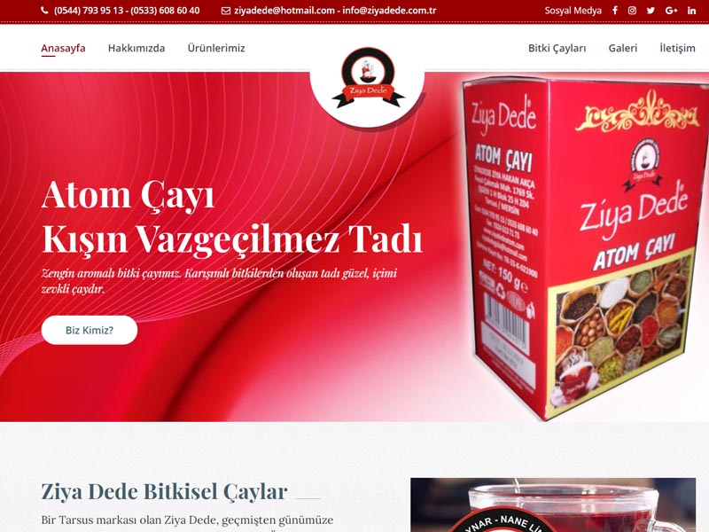 Tarsus Ziya Dede Atom ay websitesi ilkedesign tarafndan yaplmtr.