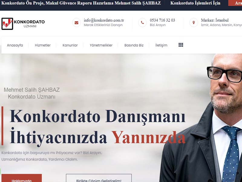 Konkordato Danmanl websitesi ilkedesign tarafndan yaplmtr.